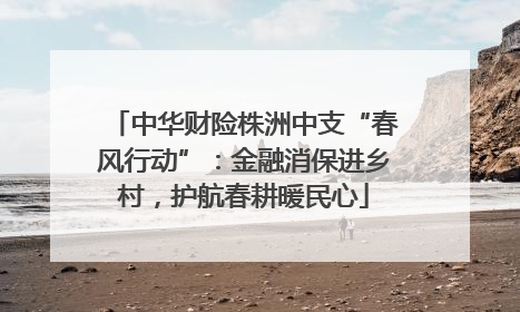 中华财险株洲中支“春风行动”：金融消保进乡村，护航春耕暖民心