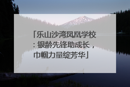 乐山沙湾凤凰学校：银龄先锋助成长，巾帼力量绽芳华