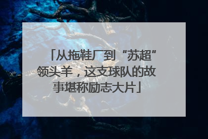 从拖鞋厂到“苏超”领头羊，这支球队的故事堪称励志大片