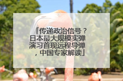 传递政治信号？日本最大规模实弹演习首现远程导弹，中国专家解读