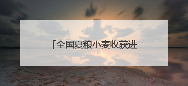 全国夏粮小麦收获进度过半 河北冬小麦大规模机收全面启动