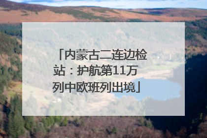 内蒙古二连边检站：护航第11万列中欧班列出境