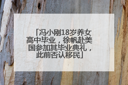 冯小刚18岁养女高中毕业，徐帆赴美国参加其毕业典礼，此前否认移民
