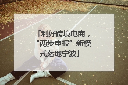 利好跨境电商，“两步申报”新模式落地宁波