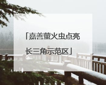 嘉善萤火虫点亮长三角示范区