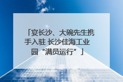 宴长沙、大碗先生携手入驻 长沙佳海工业园“满员运行”