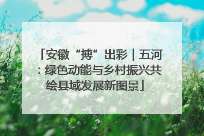 安徽“搏”出彩｜五河：绿色动能与乡村振兴共绘县域发展新图景