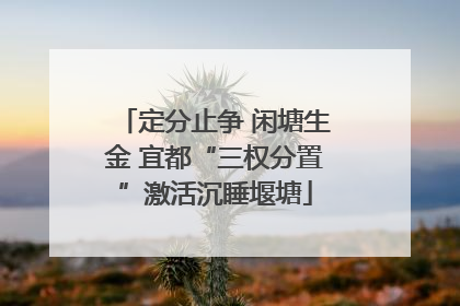 定分止争 闲塘生金 宜都“三权分置”激活沉睡堰塘