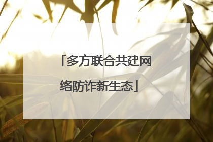 多方联合共建网络防诈新生态