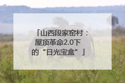 山西段家窑村：屋顶革命2.0下的“日光宝盒”
