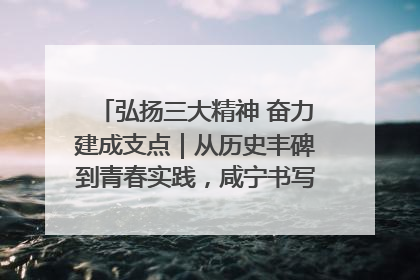 弘扬三大精神 奋力建成支点｜从历史丰碑到青春实践，咸宁书写精神传承新篇章