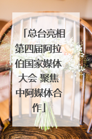 总台亮相第四届阿拉伯国家媒体大会 聚焦中阿媒体合作