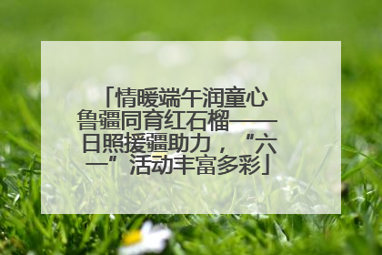 情暖端午润童心 鲁疆同育红石榴——日照援疆助力，“六一”活动丰富多彩