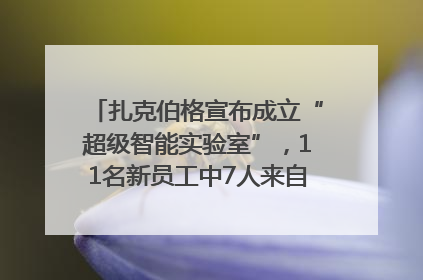 扎克伯格宣布成立“超级智能实验室”，11名新员工中7人来自OpenAI