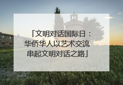 文明对话国际日：华侨华人以艺术交流串起文明对话之路
