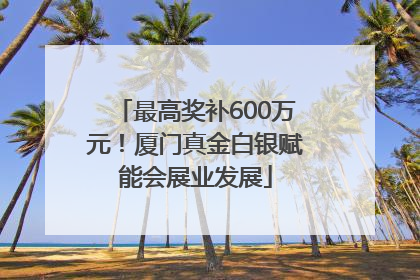 最高奖补600万元！厦门真金白银赋能会展业发展