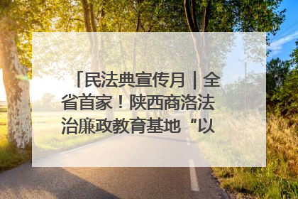 民法典宣传月｜全省首家！陕西商洛法治廉政教育基地“以案说纪”润人心