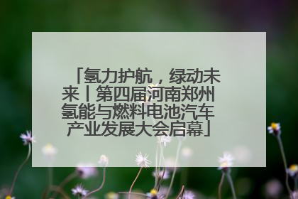氢力护航，绿动未来丨第四届河南郑州氢能与燃料电池汽车产业发展大会启幕