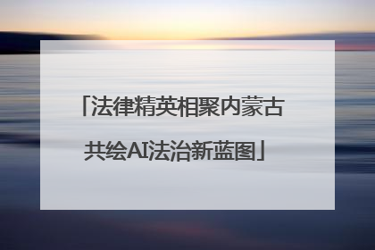法律精英相聚内蒙古 共绘AI法治新蓝图