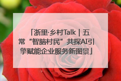浙里·乡村Talk｜五常“智脑村民”共探AI引擎赋能企业服务新图景