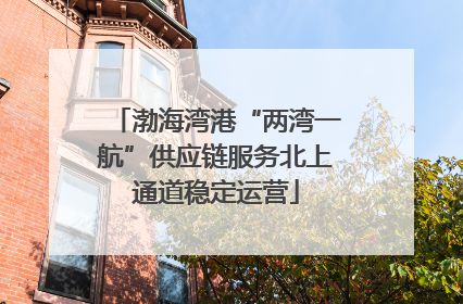 渤海湾港“两湾一航”供应链服务北上通道稳定运营