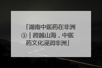 湖南中医药在非洲③｜跨越山海，中医药文化浸润非洲