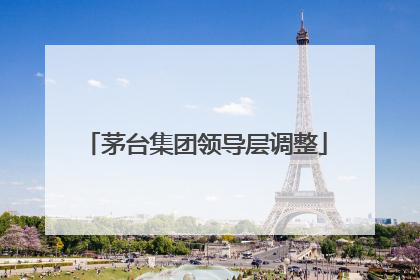 茅台集团领导层调整