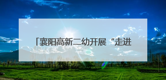襄阳高新二幼开展“走进小学 遇见成长”活动