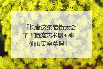 长春这条老街太会了！顶流艺术展+神仙市集全拿捏