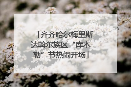 齐齐哈尔梅里斯达斡尔族区“库木勒”节热闹开场