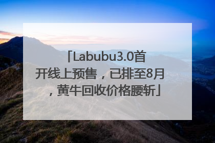 Labubu3.0首开线上预售，已排至8月，黄牛回收价格腰斩